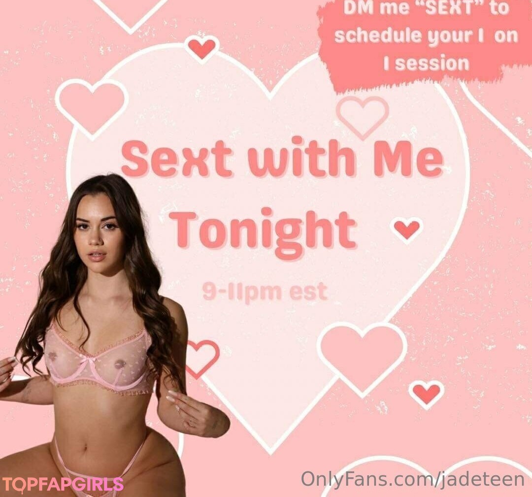 Naken läckt OnlyFans-bild av Jadeteen #974
