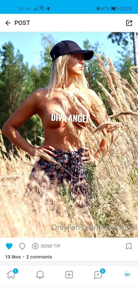 Naken läckt OnlyFans-bild av Diva Angel