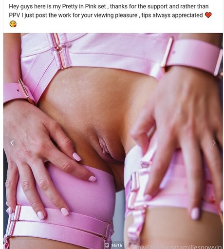 Обнаженная фотография утечки OnlyFans от Camillesnowvip