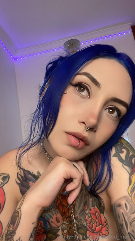 Naken läckt OnlyFans-bild av Tattooed Maria
