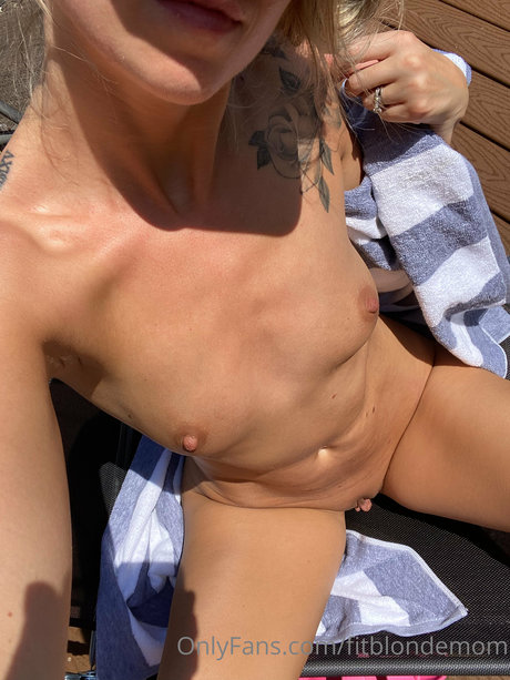 Fit Blonde Mom