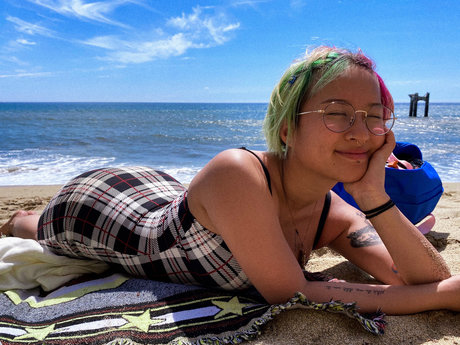 Naken läckt OnlyFans-bild av Lucky 
