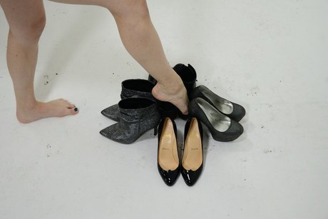 Naken läckt OnlyFans-bild av Feetnboots