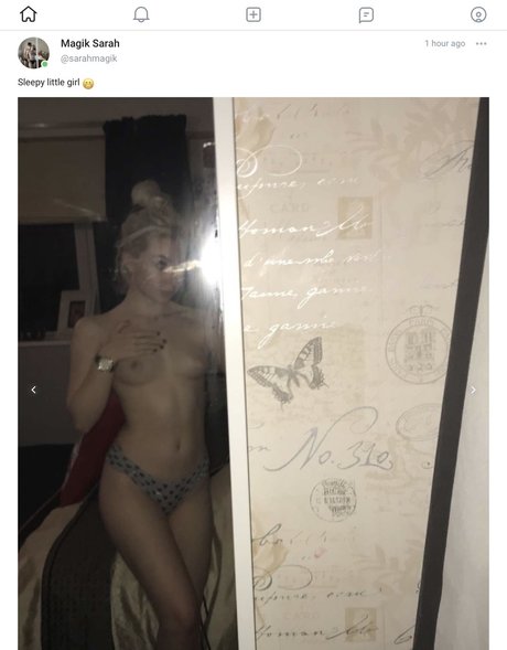 Naken läckt OnlyFans-bild av Magik Sarah