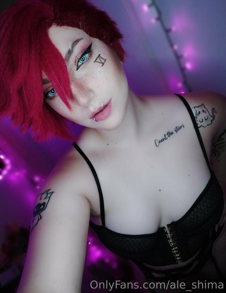 Foto nua vazada do OnlyFans de Aleshima