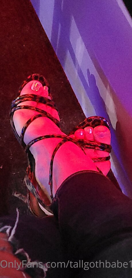 Naken läckt OnlyFans-bild av Tallgothbabe14