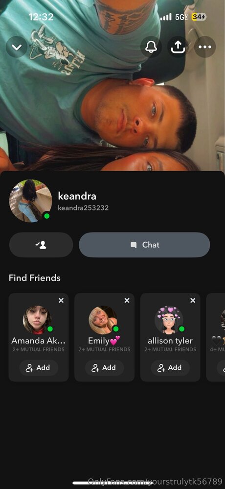 Naken läckt OnlyFans-bild av Yourstrulytk56789