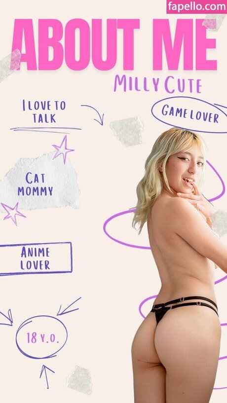 Nagie wyciekłe zdjęcie OnlyFans od Millycute