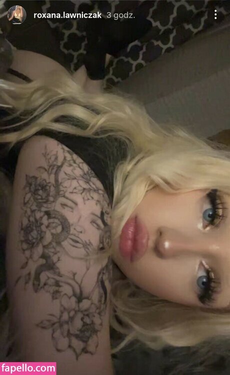 Naakte gelekte OnlyFans-foto van Roxanalawniczak