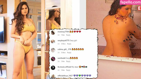 Naakte gelekte OnlyFans-foto van Aabha Paul