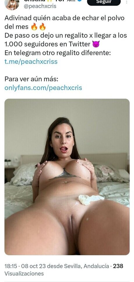 Nagie wyciekłe zdjęcie OnlyFans od Cristinasanzganozaa