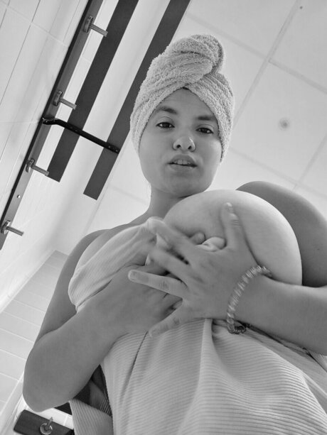 Naken läckt OnlyFans-bild av Moniquemargo