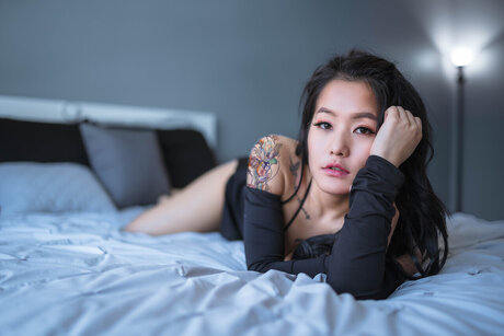 Alaston vuotanut OnlyFans-kuva Sexyasianbby