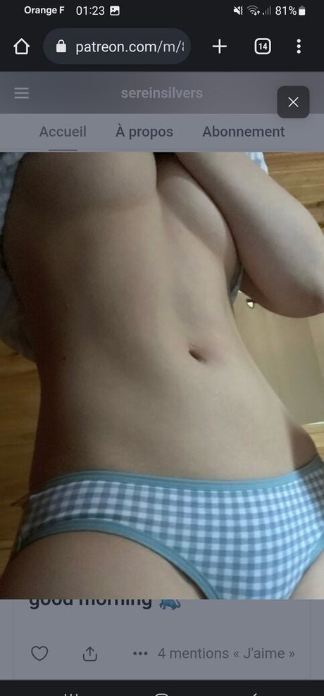 Naken läckt OnlyFans-bild av Leak Sereinsilvers