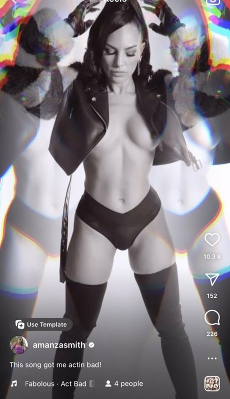 Alaston vuotanut OnlyFans-kuva Amanza Smith